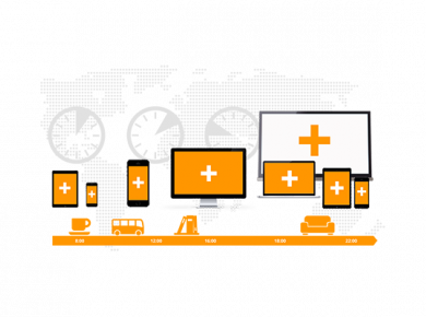 Tagesverlauf Internetnutzung Media Mix Agentur